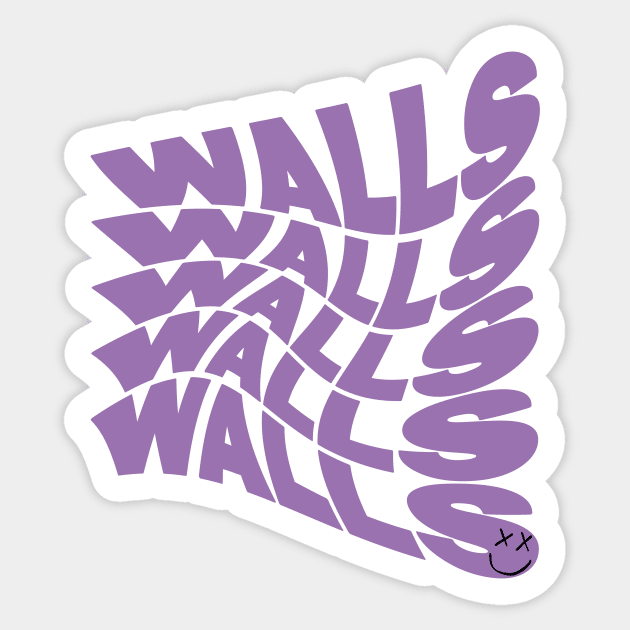 Purple Walls Sticker by lashton9173